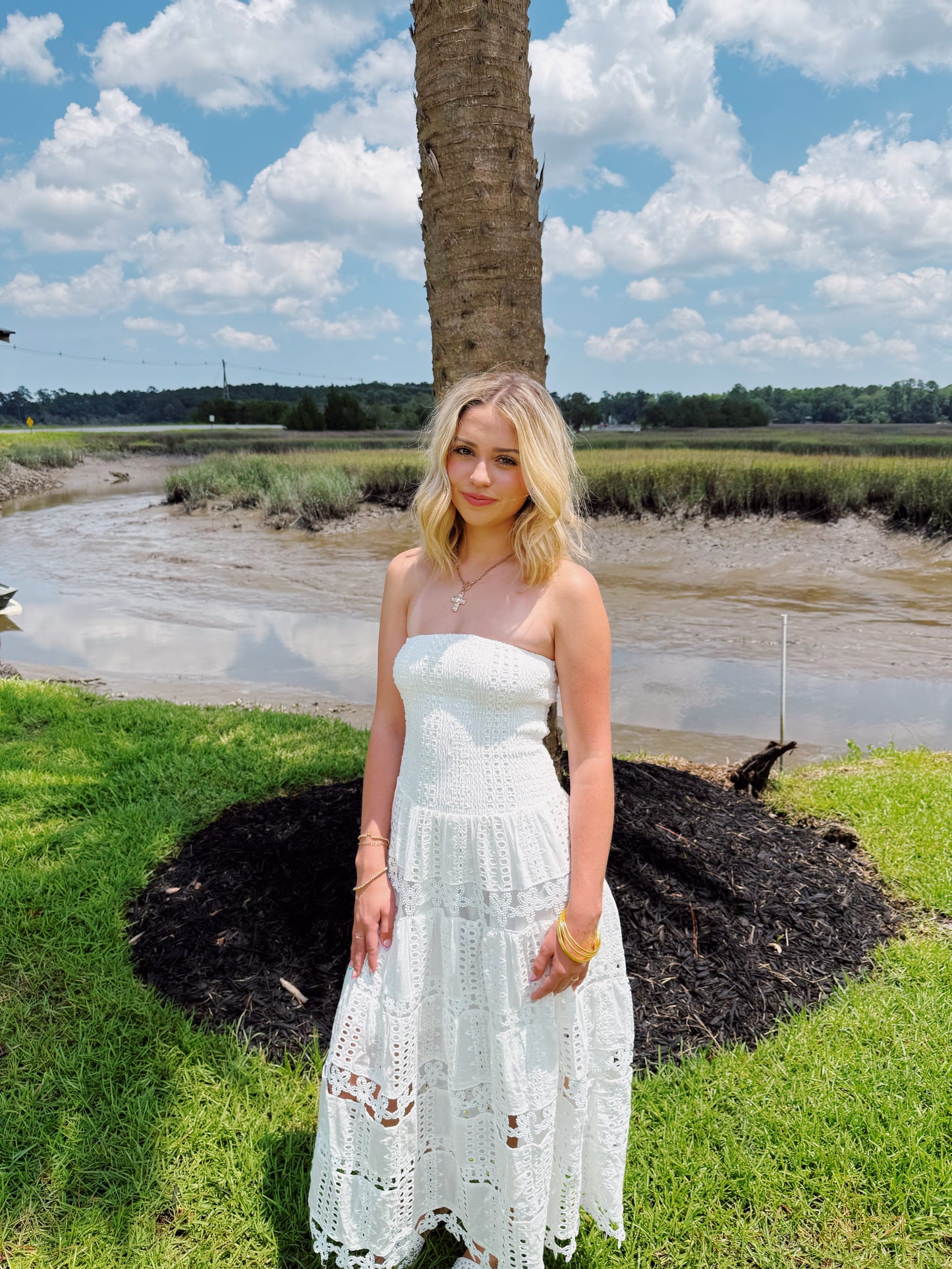 Kenzie Eyelet Dress