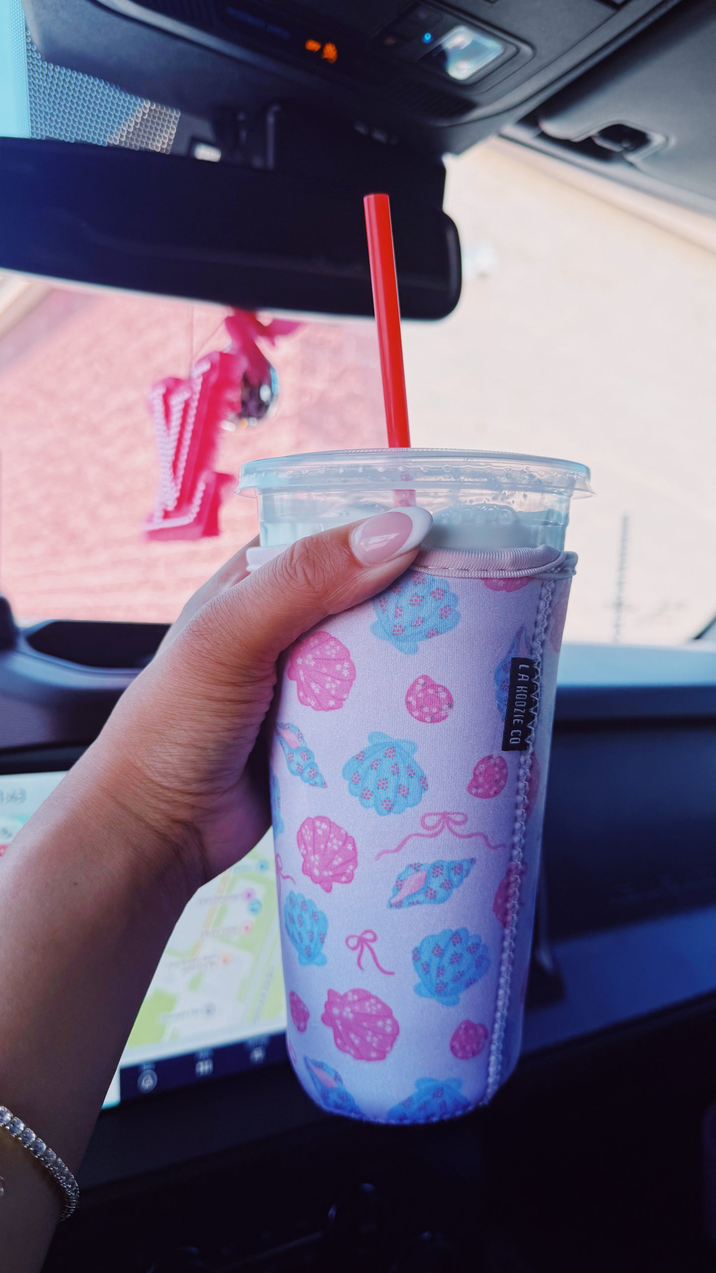 SeaShell Large Coffee Coozie