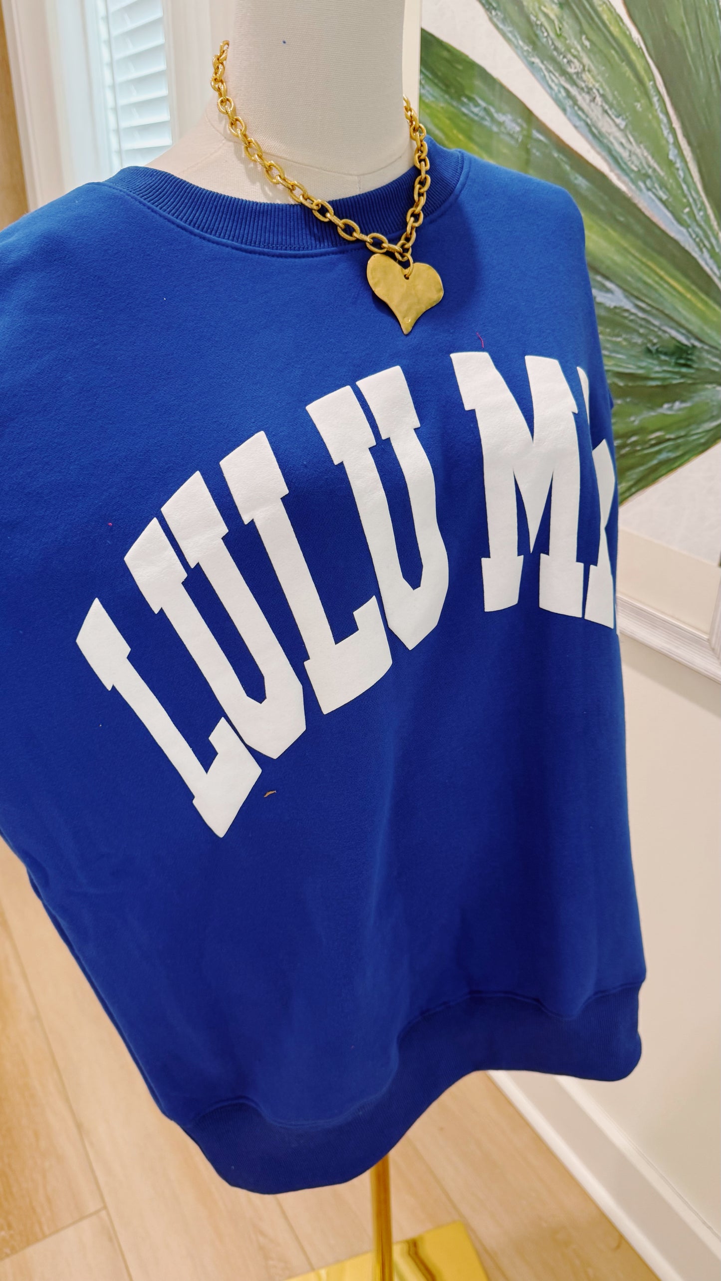 Lulu Mac Blue Sweatshirt