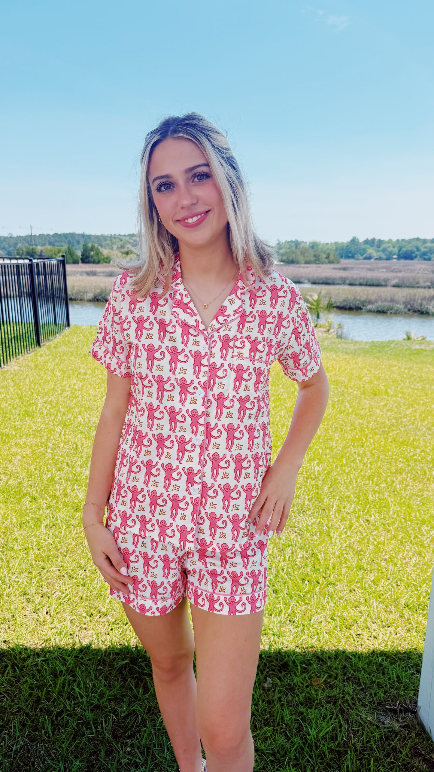 PreOrder - Pink RR Pajama Set