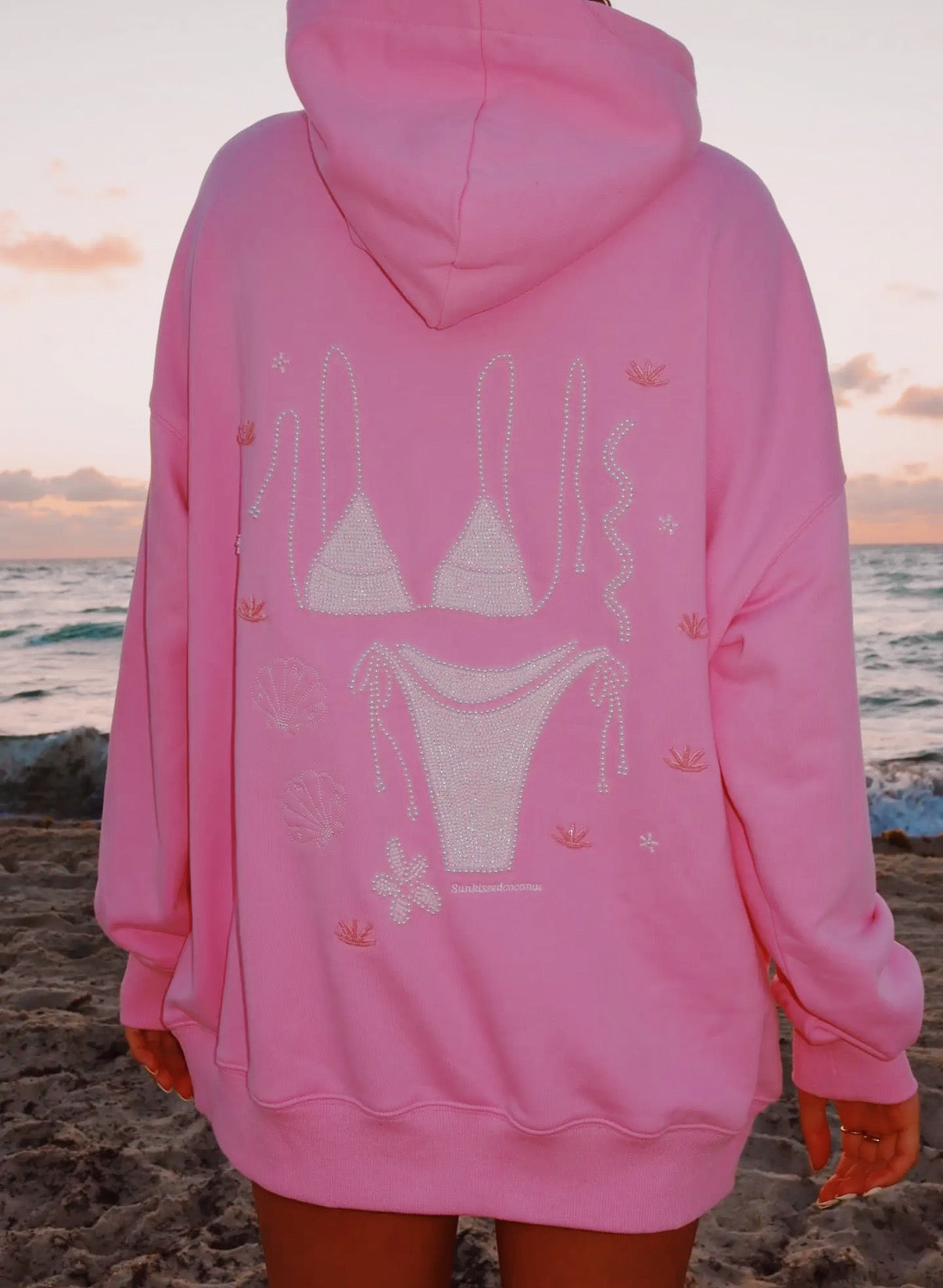 Beaded Bikini Hoodie