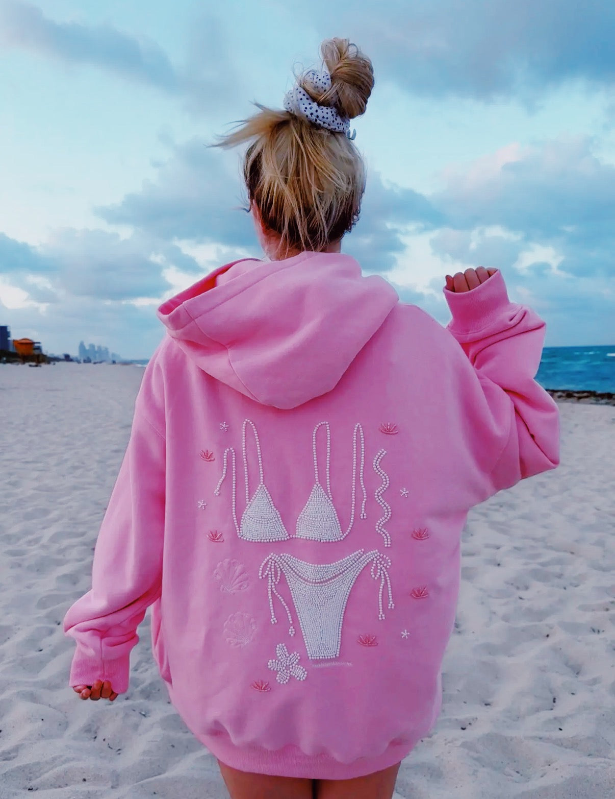Beaded Bikini Hoodie
