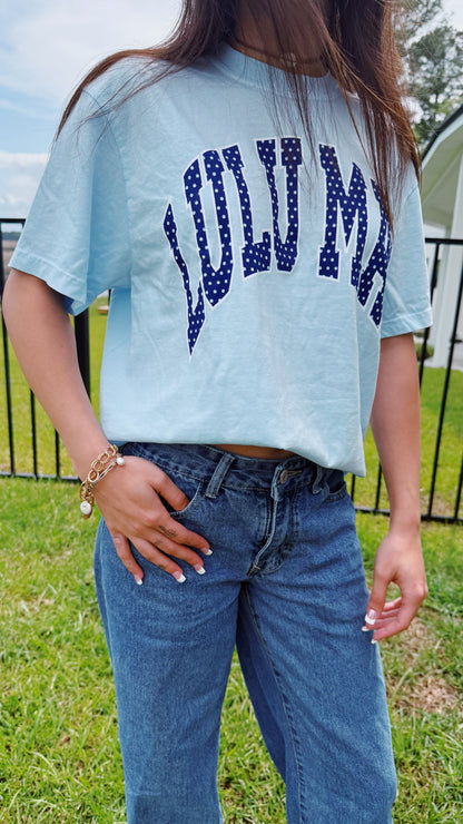 Lulu Mac Blue Polka Dot Shirt