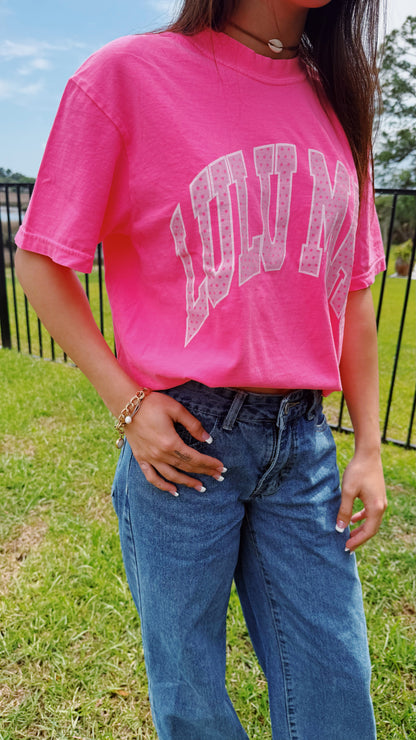 Lulu Mac Pink Polka Dot Shirt