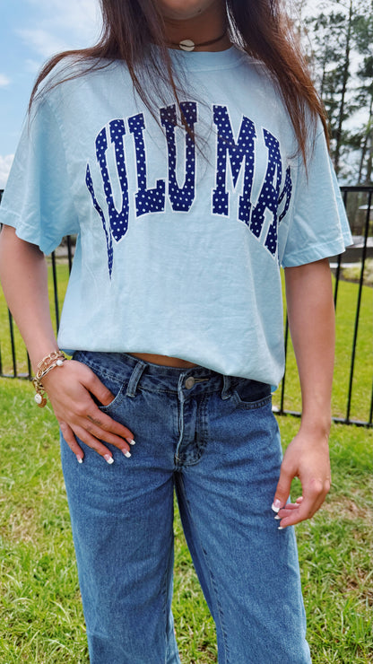 Lulu Mac Blue Polka Dot Shirt