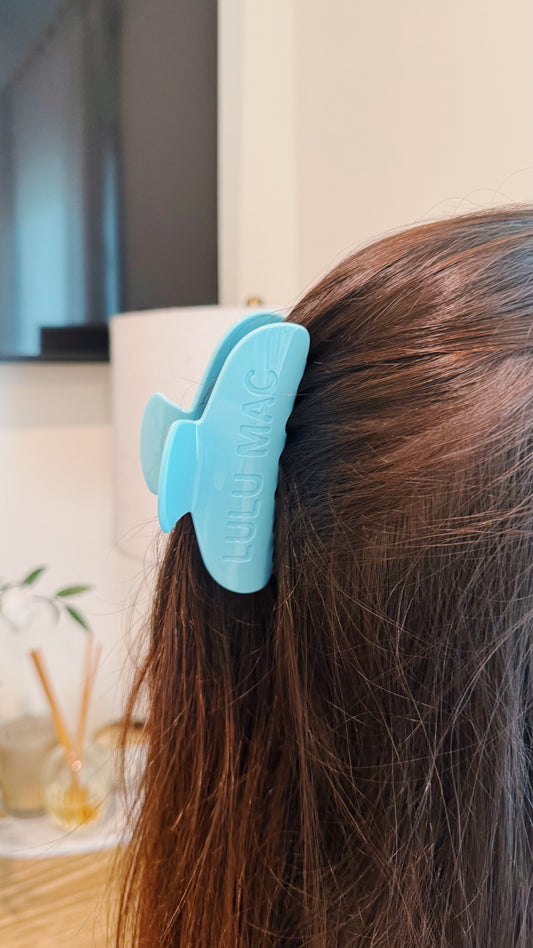 Bright Blue Lulu Mac Clip