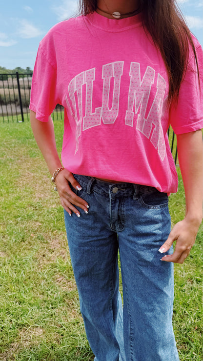 Lulu Mac Pink Polka Dot Shirt