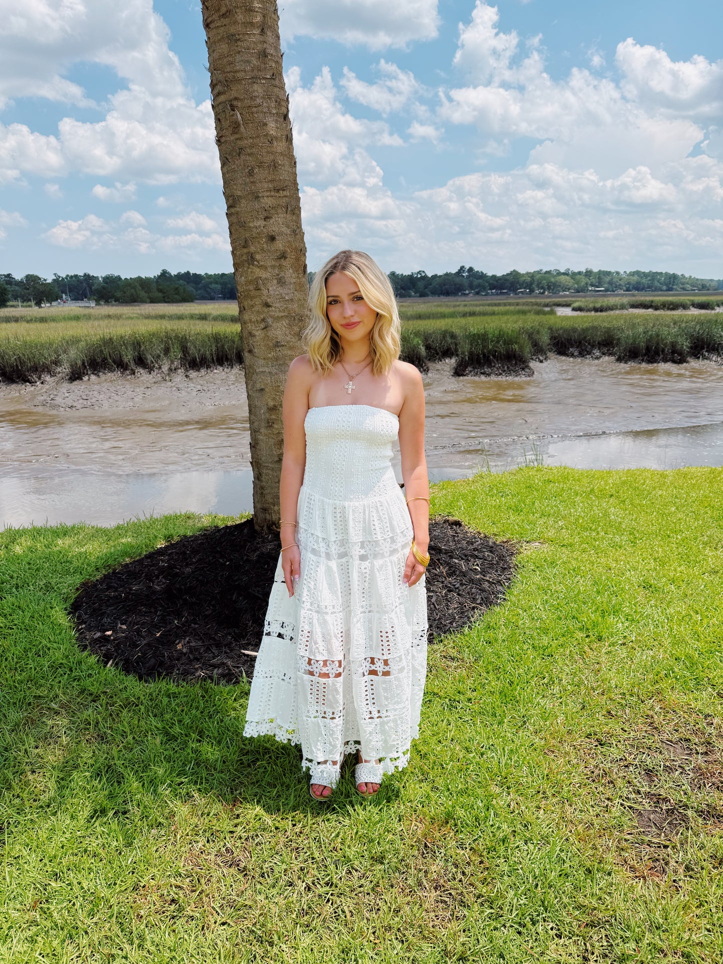 Kenzie Eyelet Dress